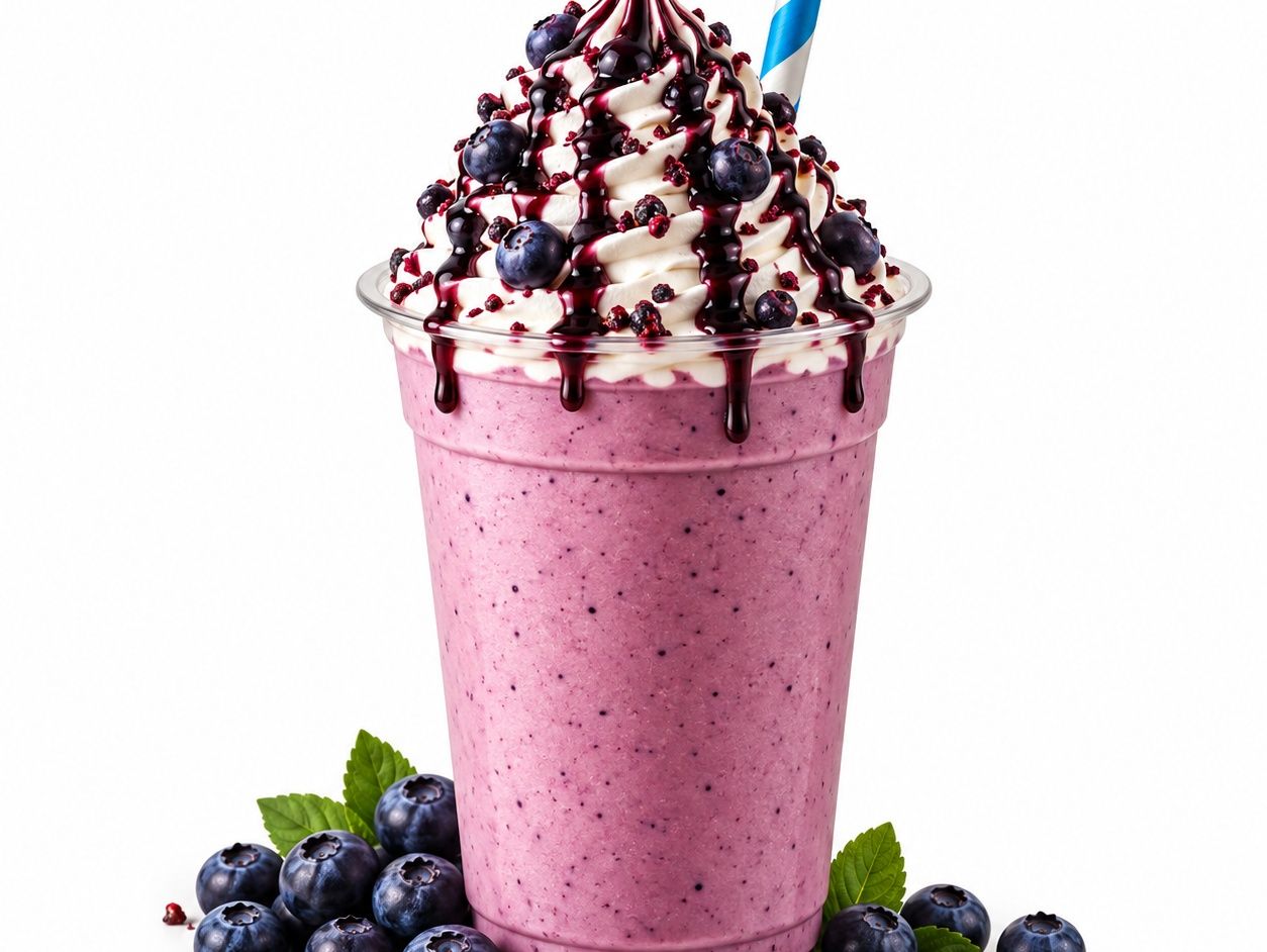 Blueberry Milkshake