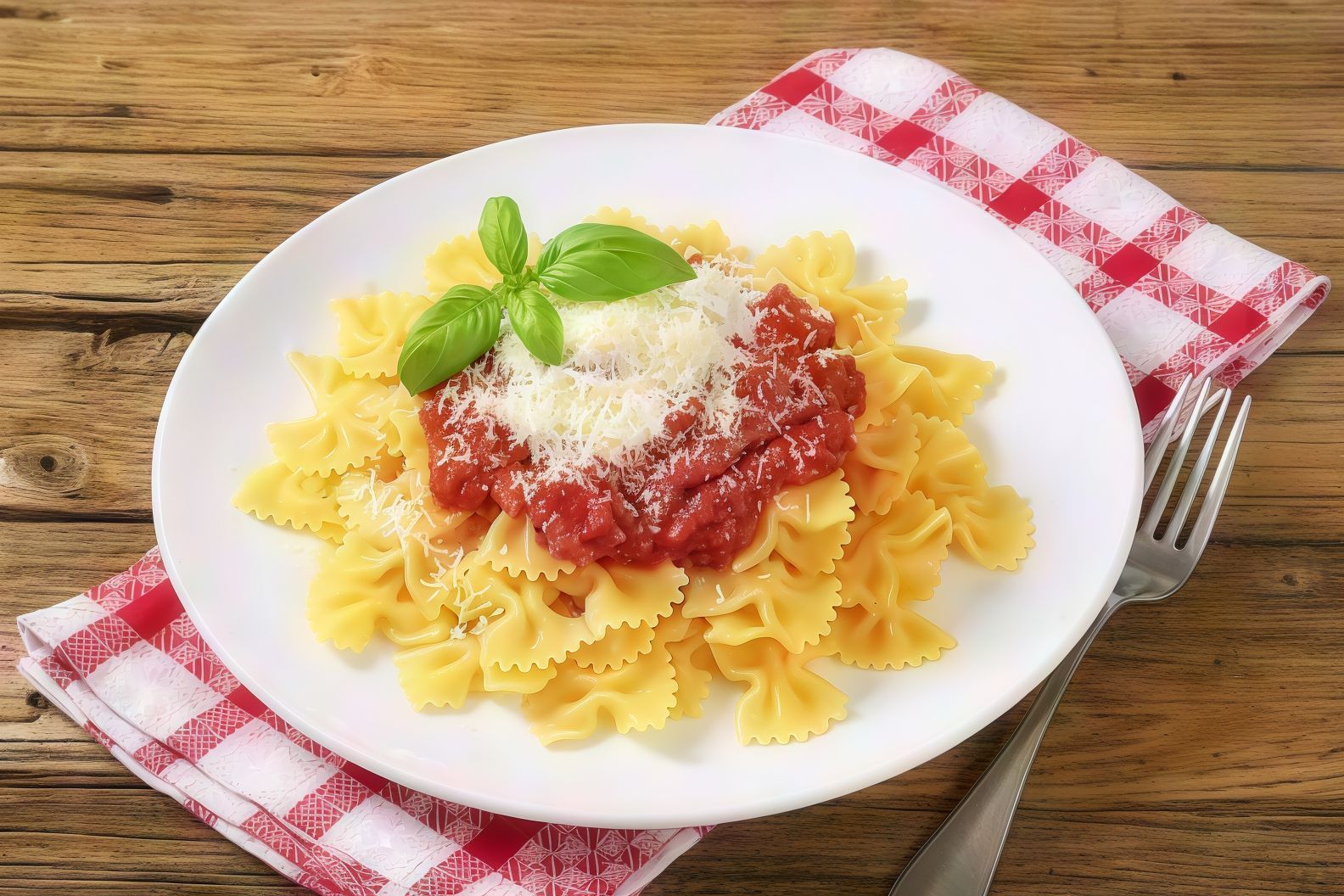 Farfalle With Vegetables Pasta