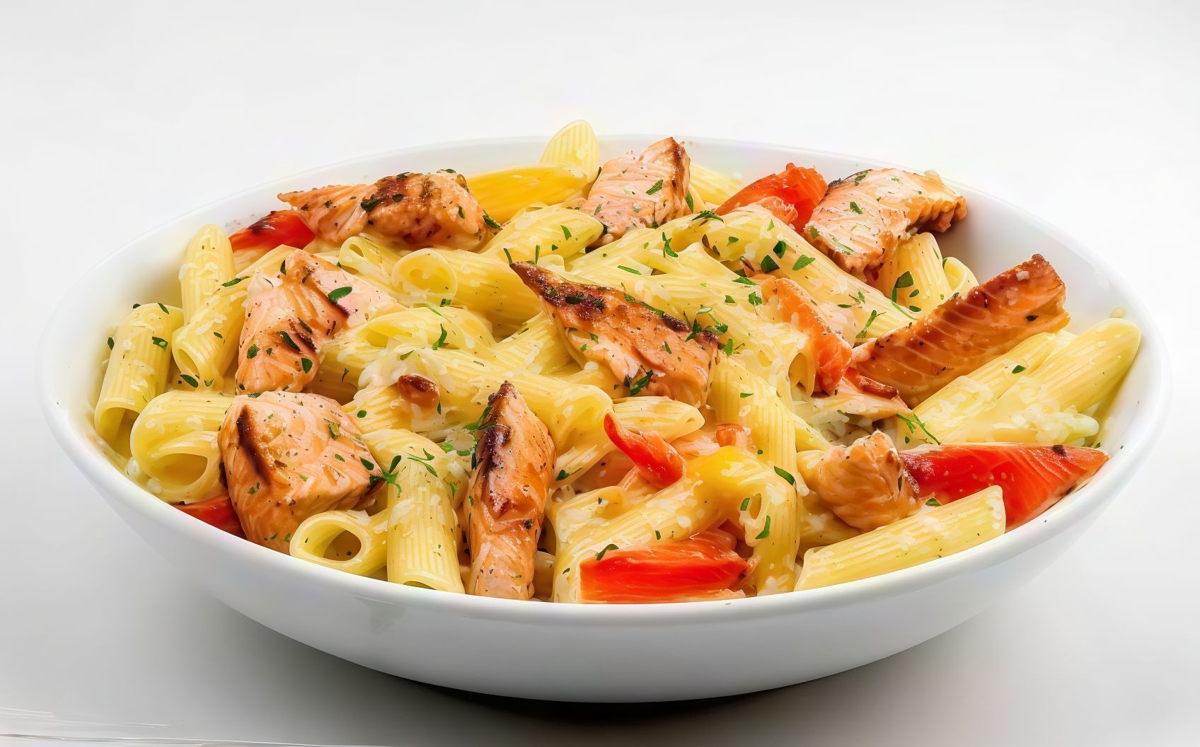 Salmon Penne Pasta