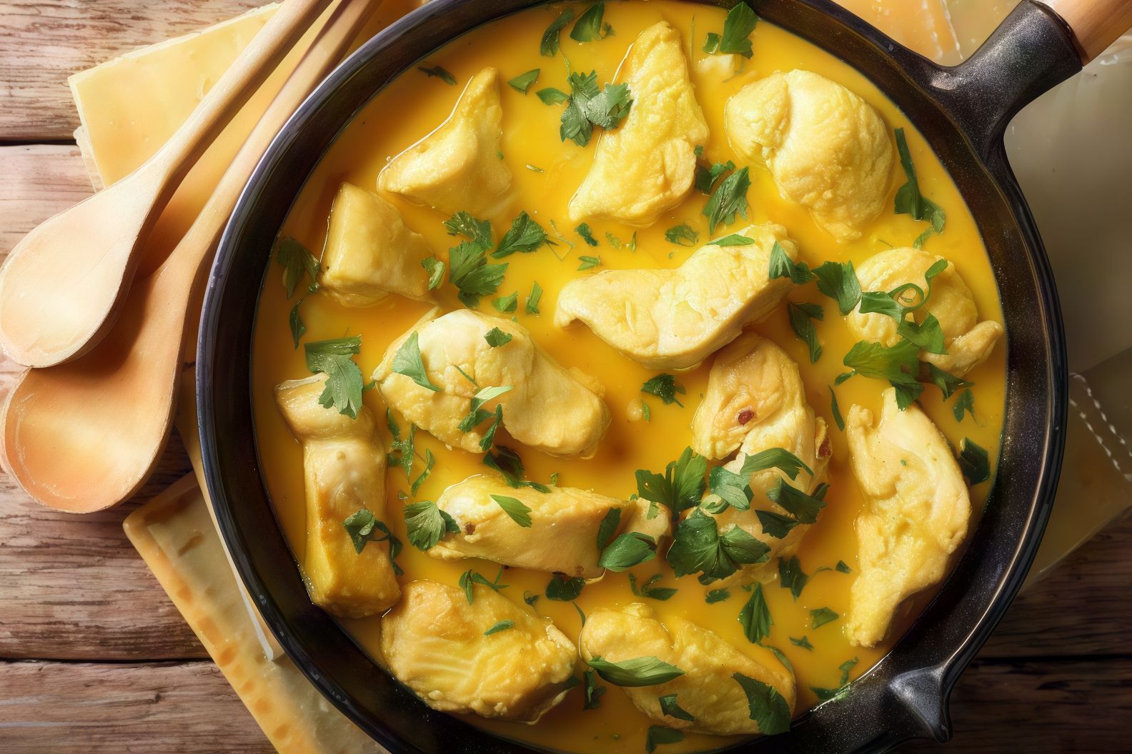 Chicken Cubes With Ginger