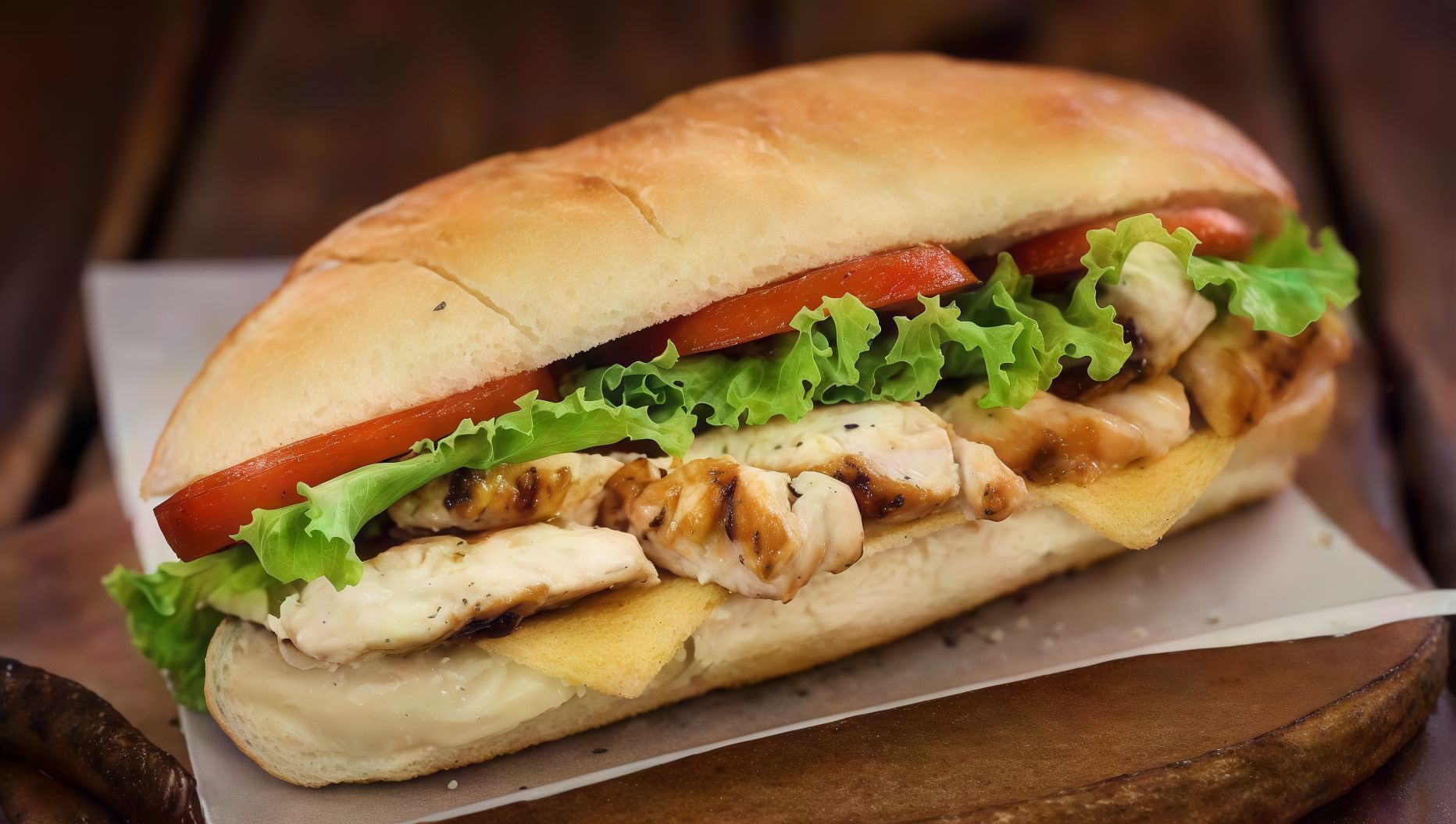 Chicken Breast Pane Sandwich