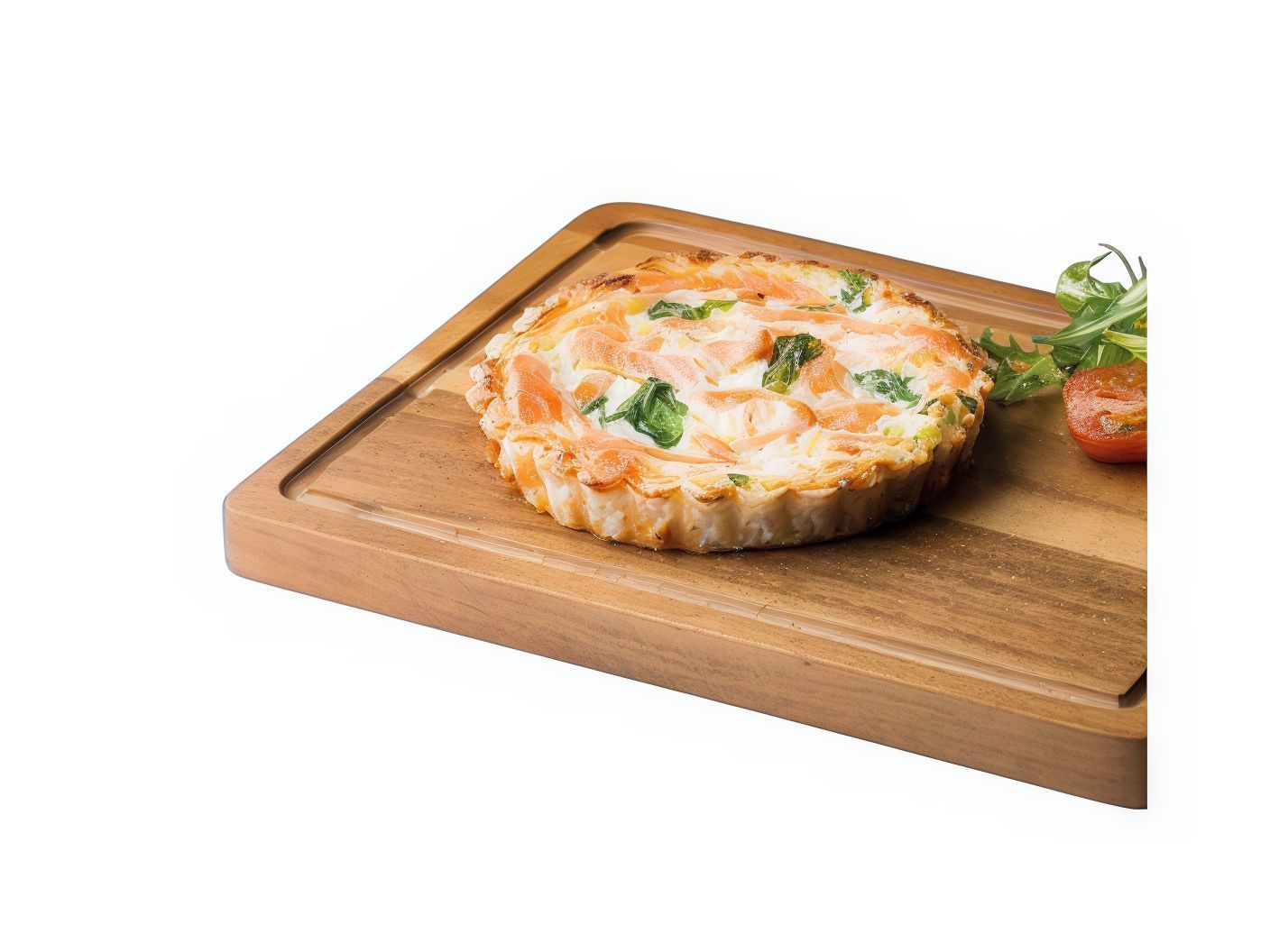 Salmon And Spinach Quiche