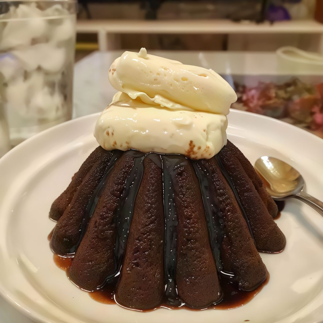 Molten Cake With Ice Cream Bomb