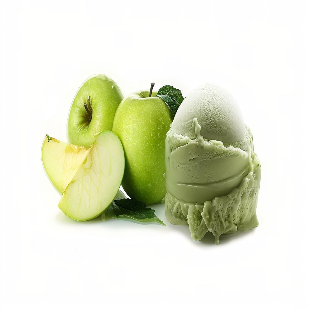 Green Apple Ice Cream Roll