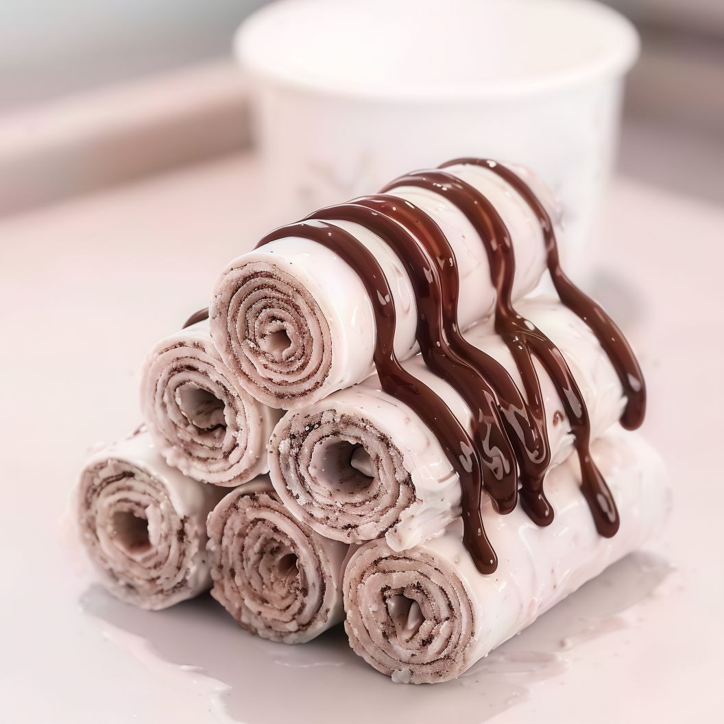 Kitkat Chocolate Ice Cream Roll