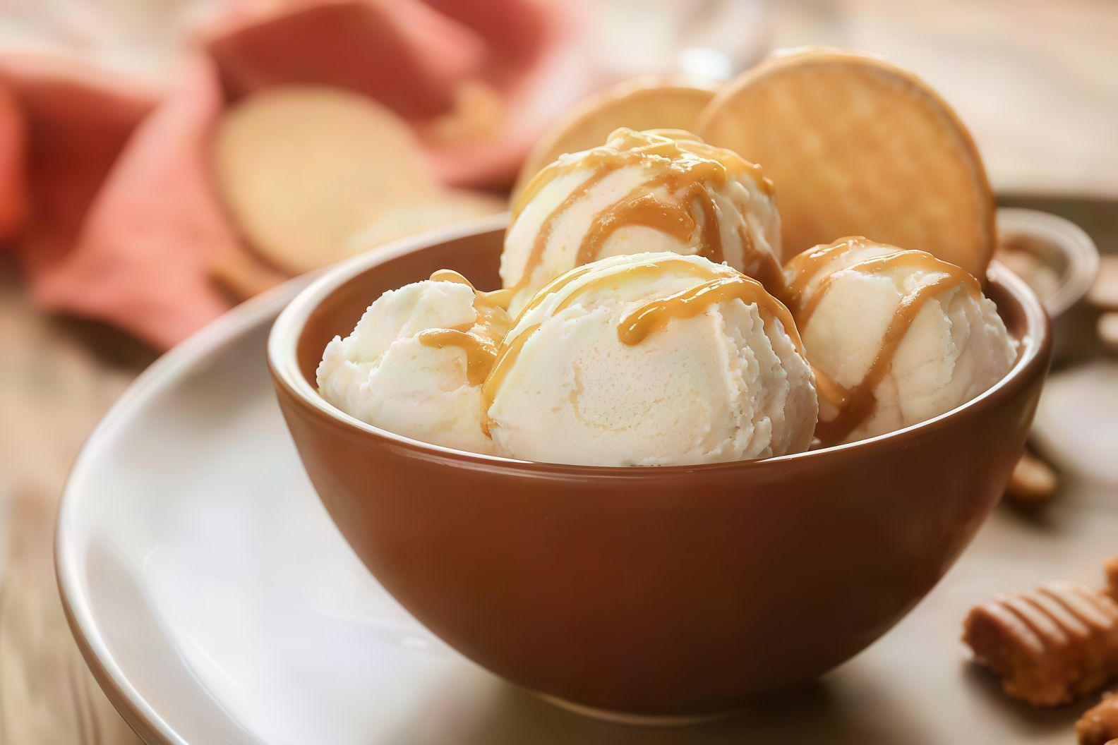Butter Biscuit Ice Cream Roll
