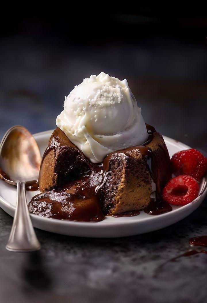 Moltencake With Ice Cream