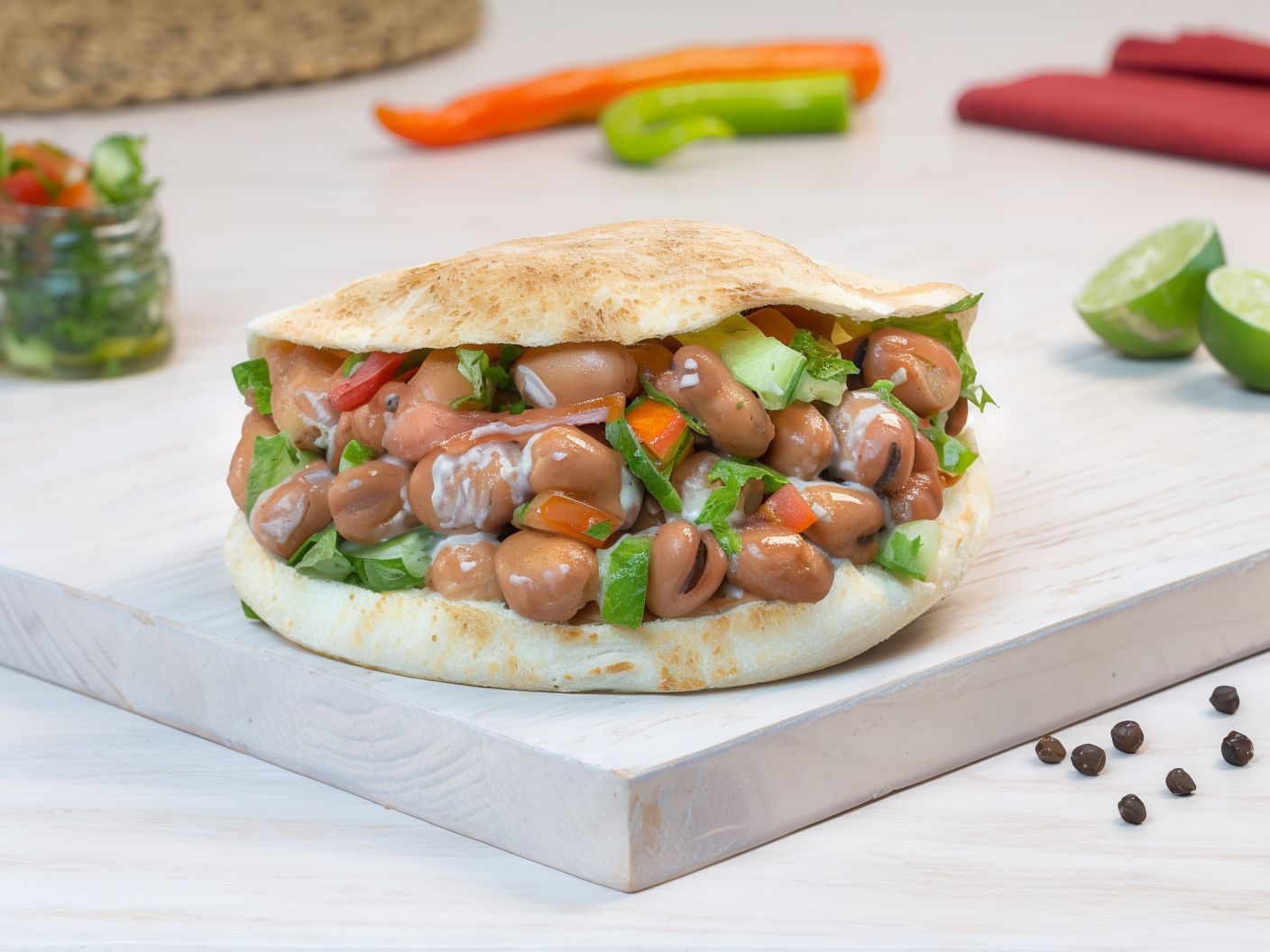 Foul Arrabbiata Sandwich