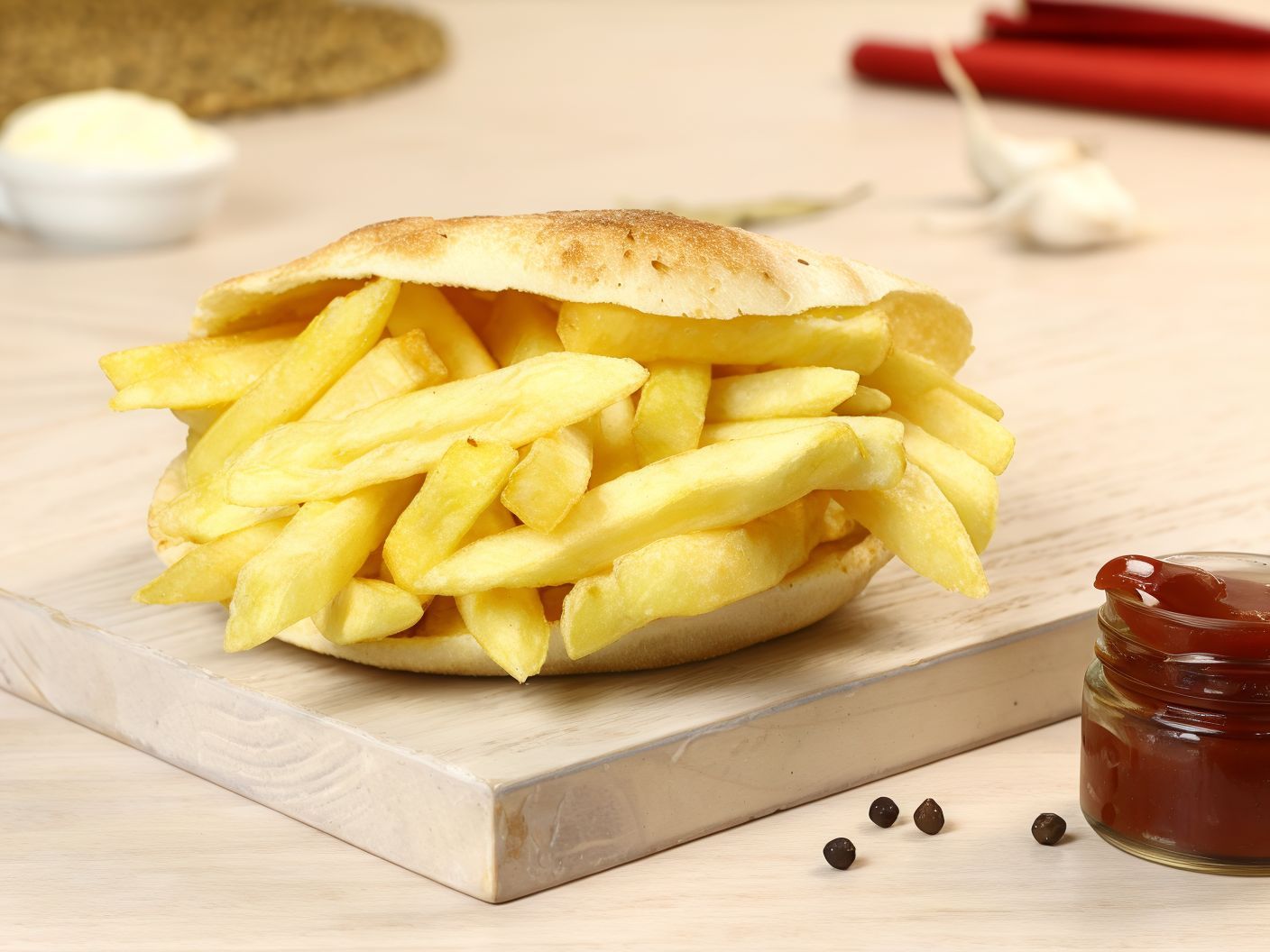 Fried Potato Sandwich