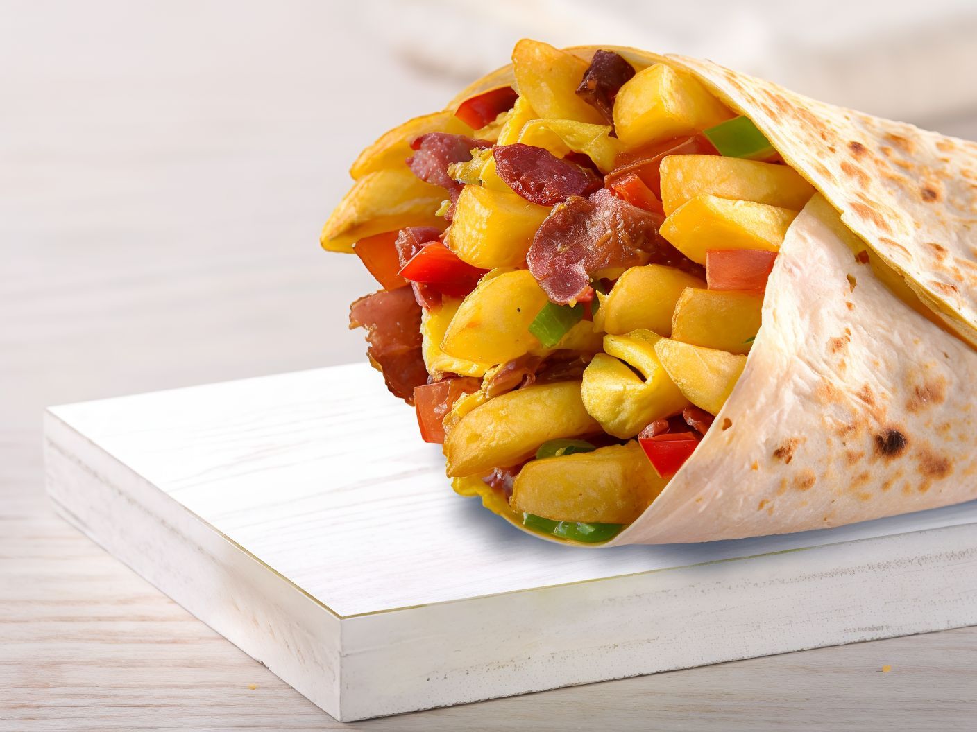 Valentino Fried Potatoes Roll Sandwich
