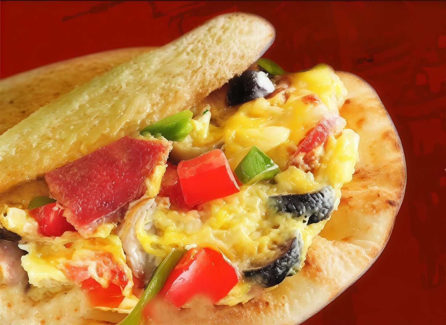Pizza Egg Sandwich