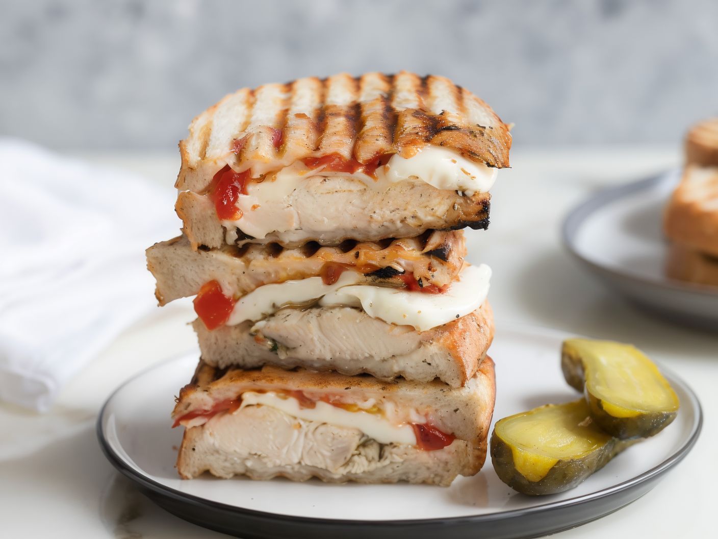Grilled Chicken Supreme Panini