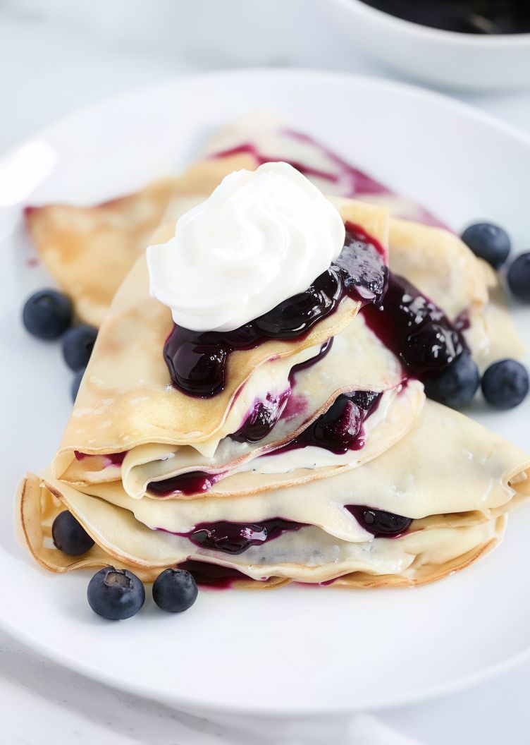 Blueberry Crepe