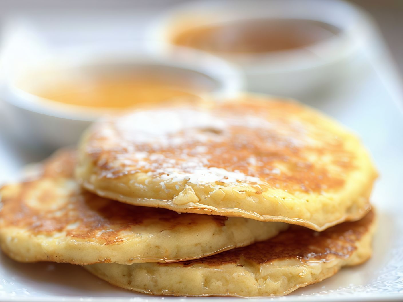 Honey and Caramel Pancakes