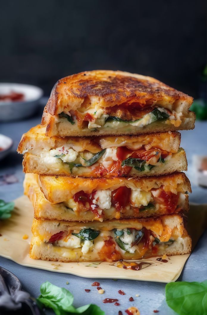 Feta Cheese Sandwich