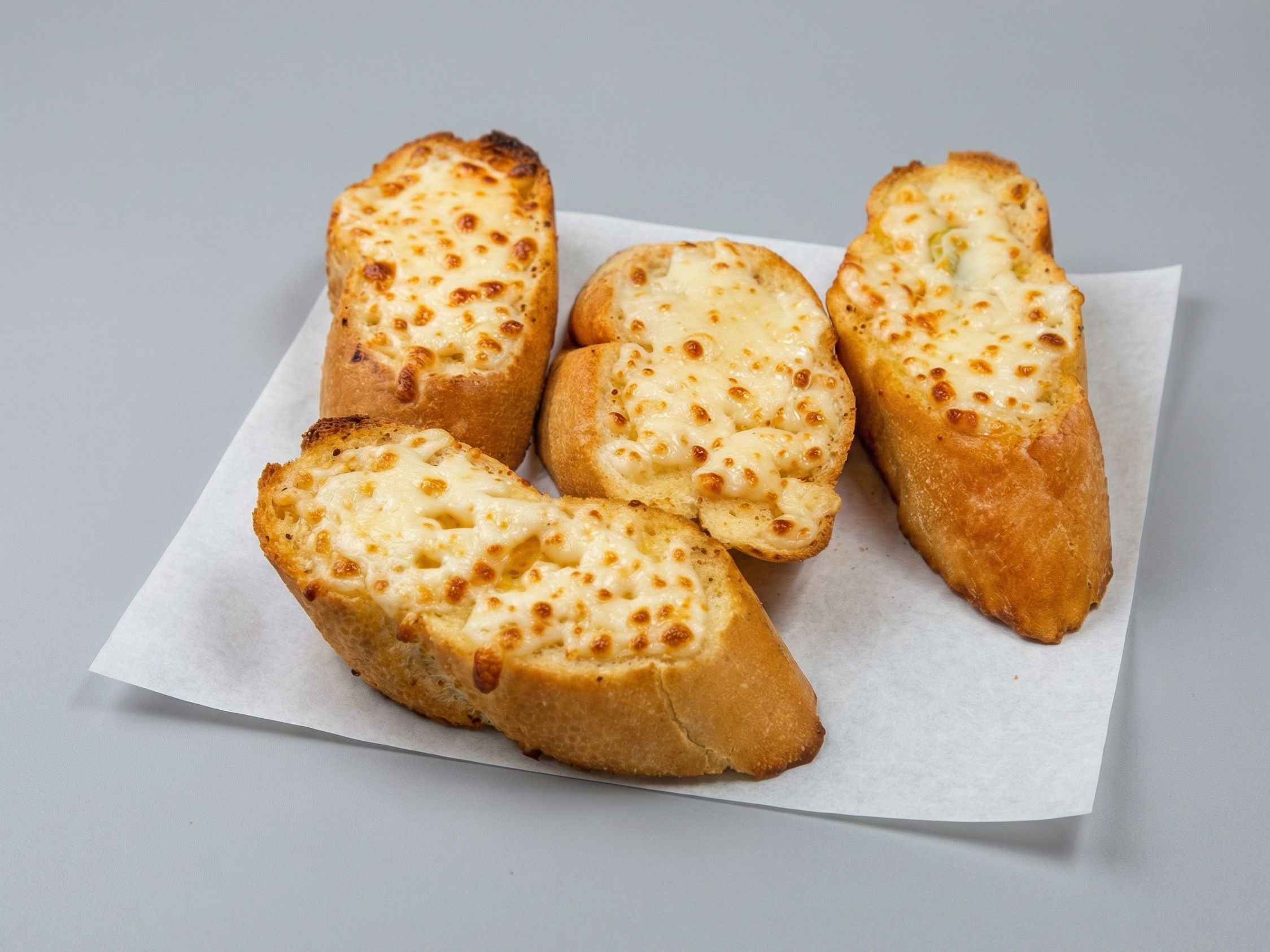 4 Pieces of Butter, Garlic, and Mozzarella Bread
