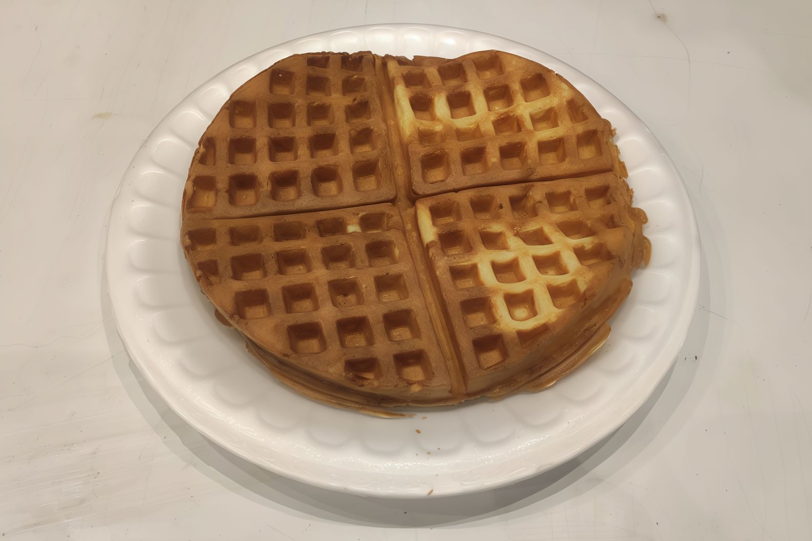 Plain Waffle Tart