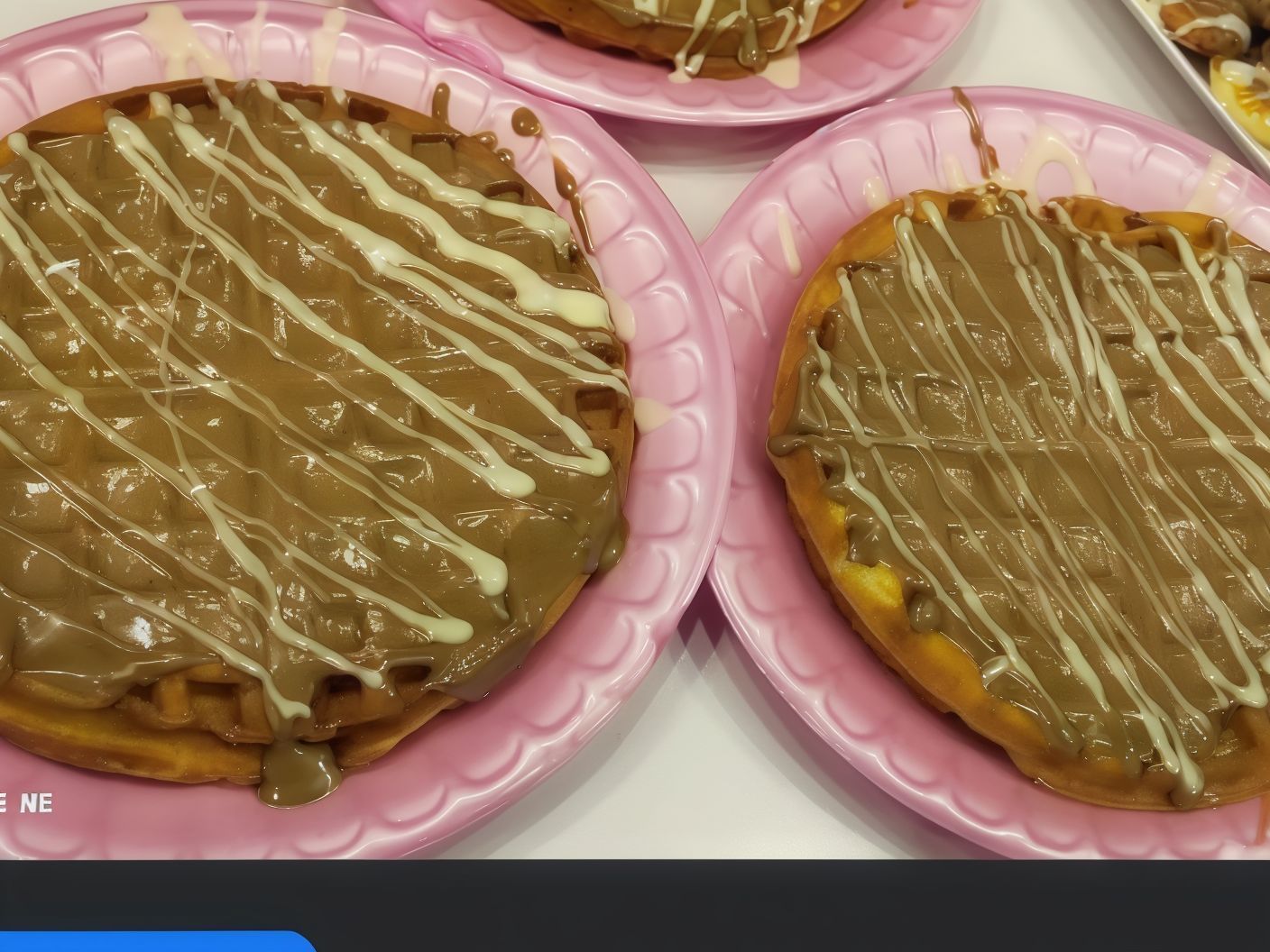 2 Nutella Chocolate Waffles