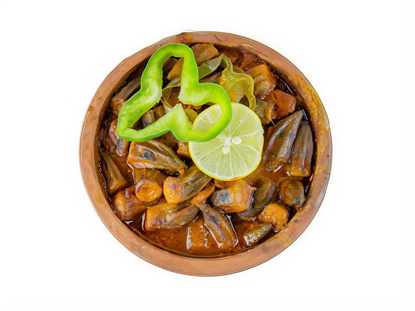 Okra Casserole With Meat