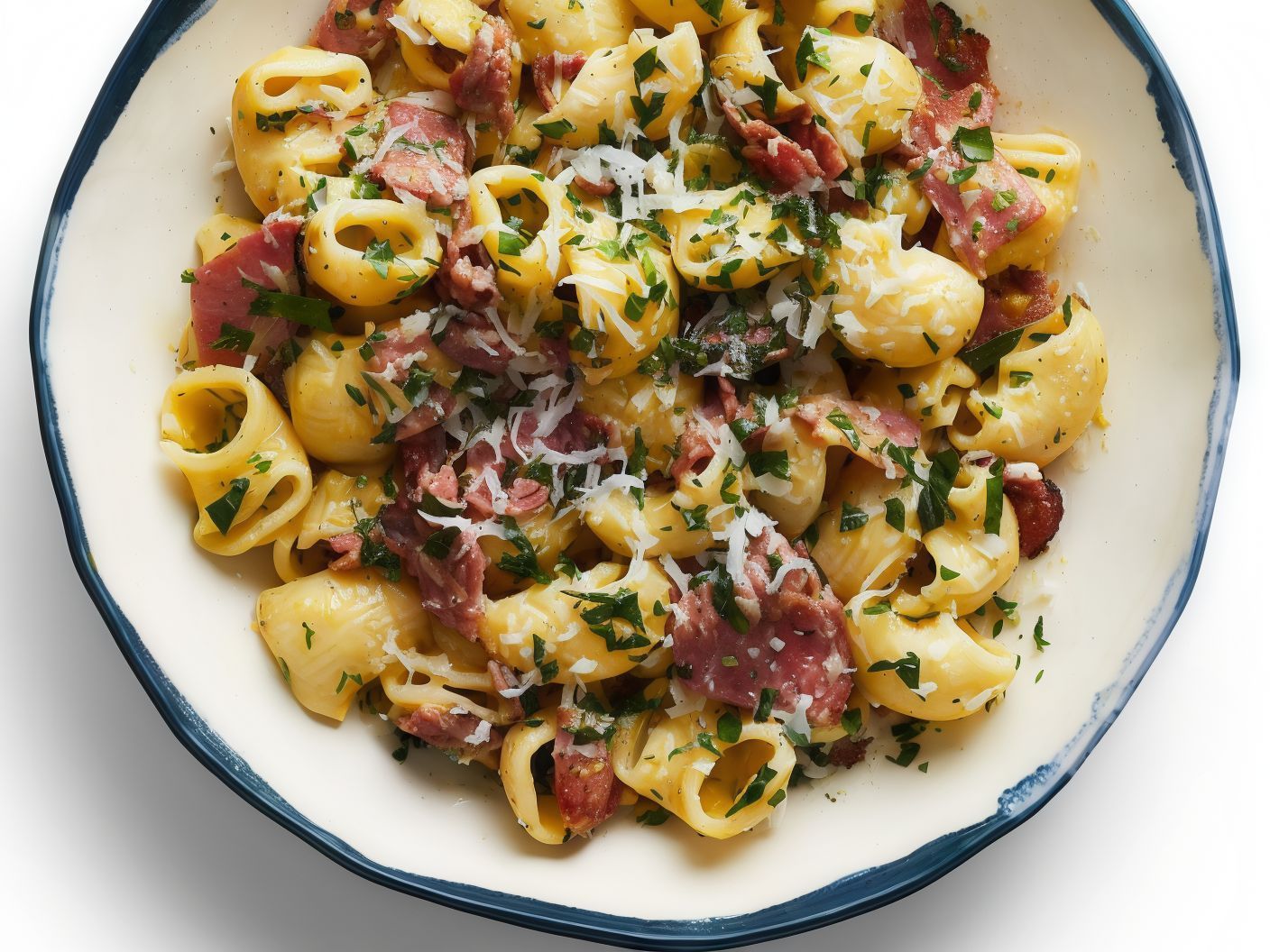 Oven Baked Pasta With Pastrami