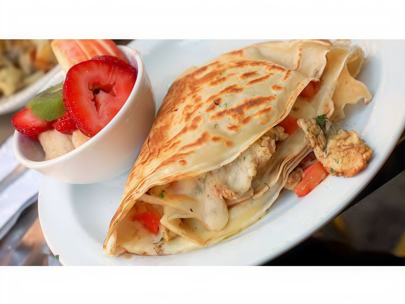 Chicken Shawarma Crepe