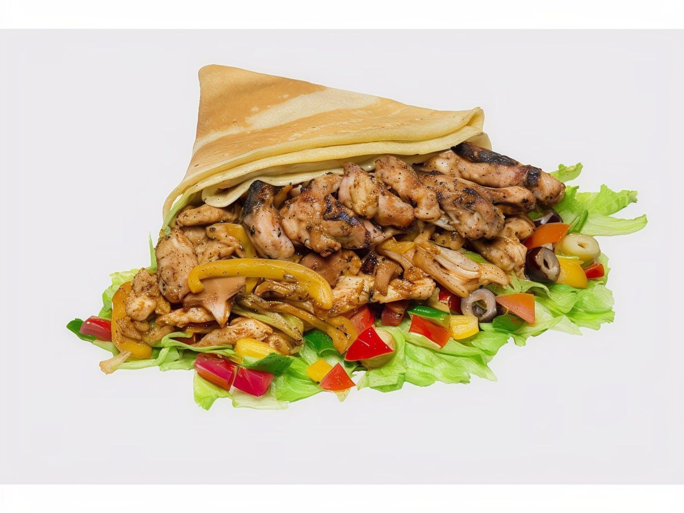 Chicken Fajita Crepe