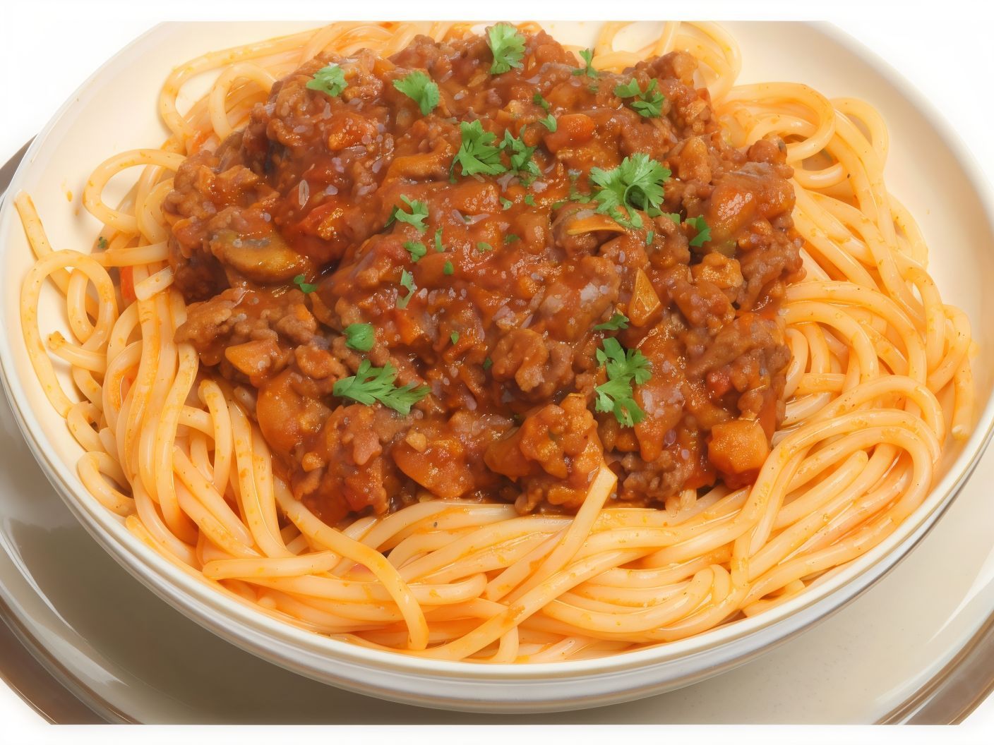 Spaghetti with meat