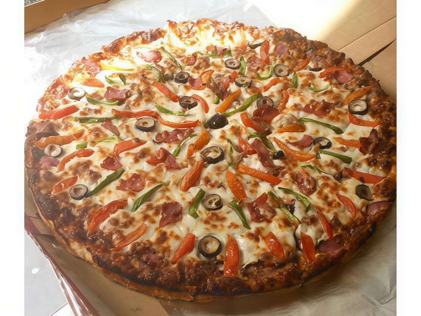 Super Supreme Oriental Pizza