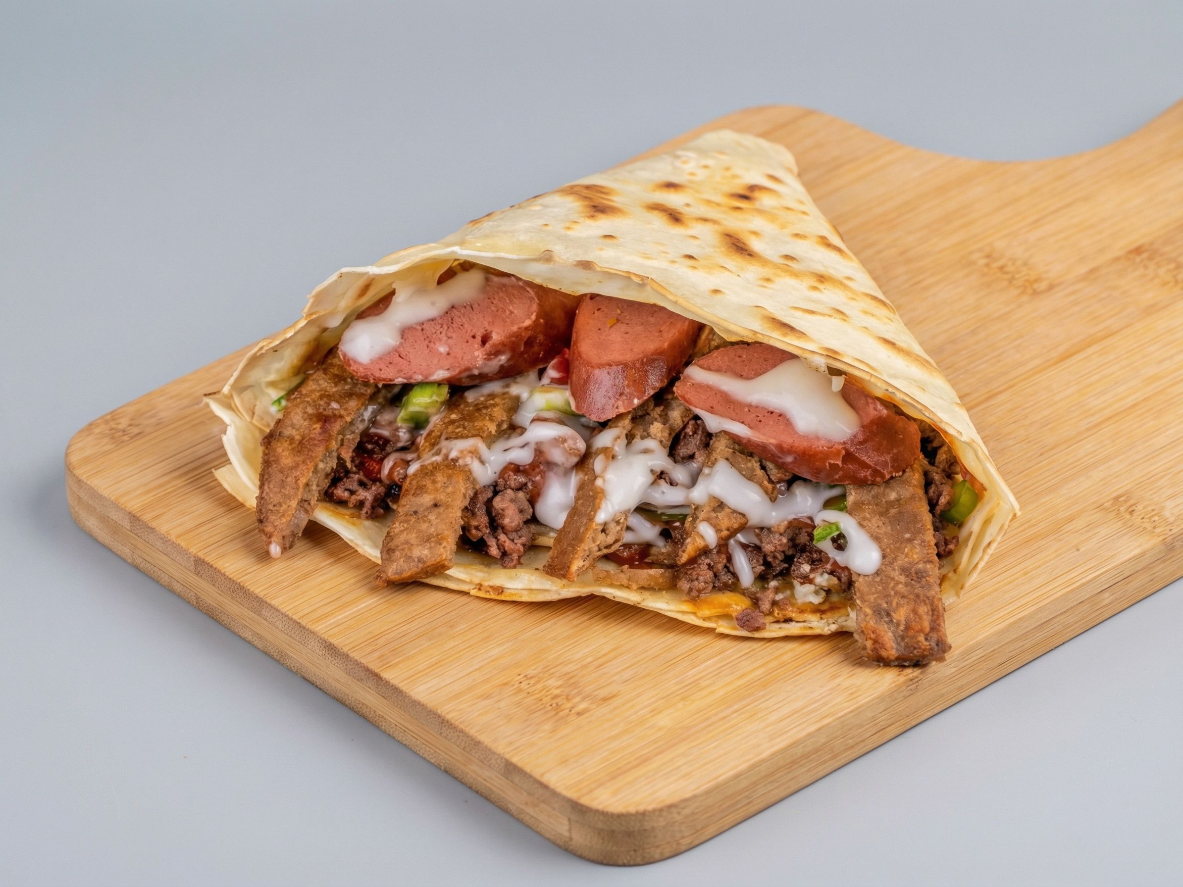 Mixed Meat Crepe