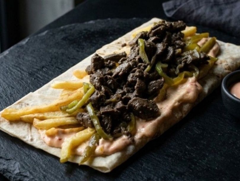 Liver Sandwich with Potatoes