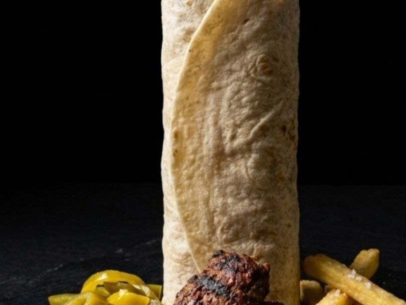 Kofta Sandwich with Potatoes