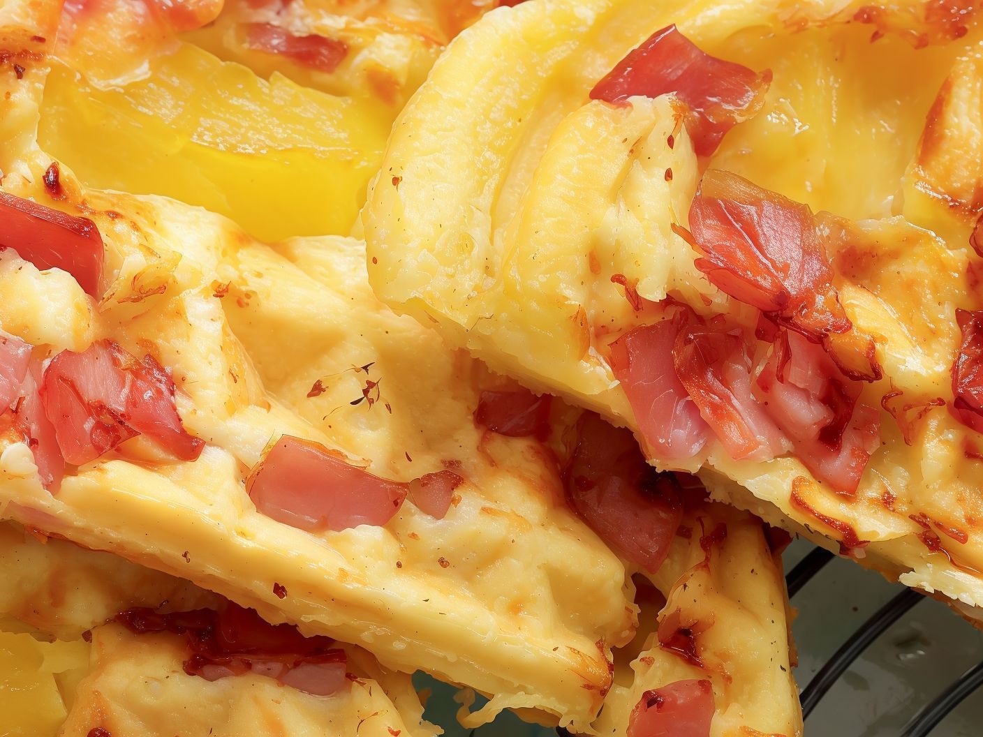 Cheese And Cold Cuts Waffle