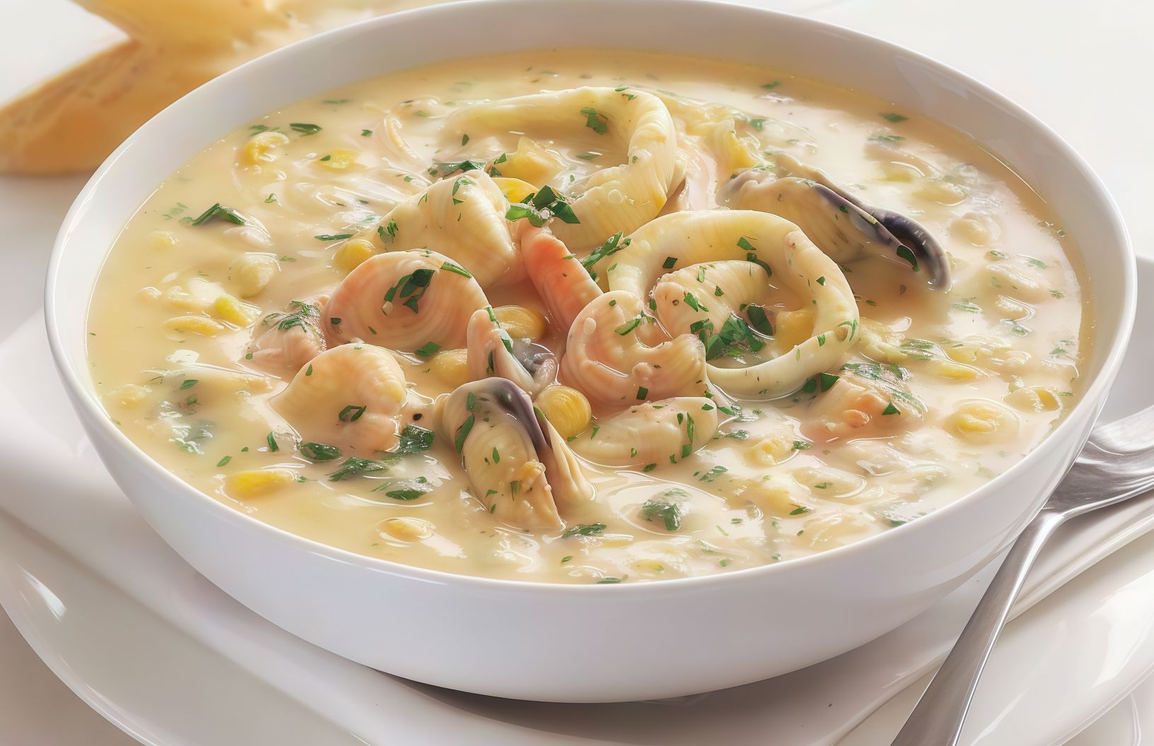 Clam soup.