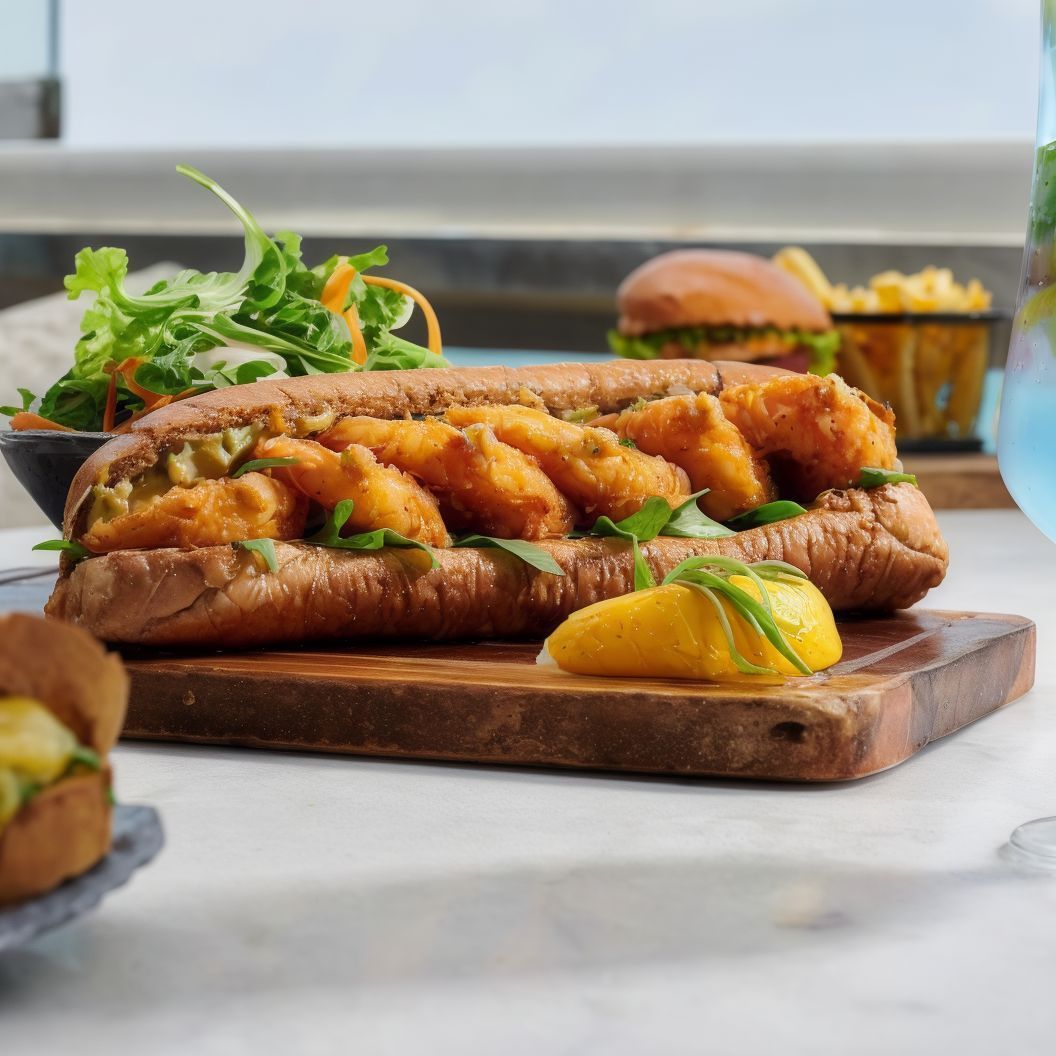 Crispy Shrimp Sandwich