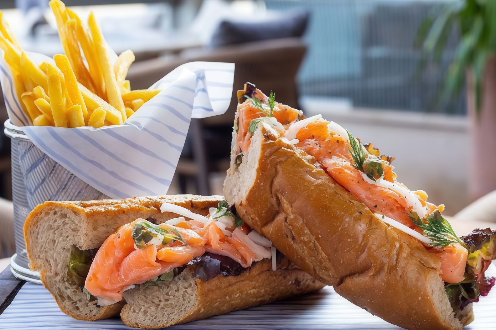 Smoked Salmon Sandwich