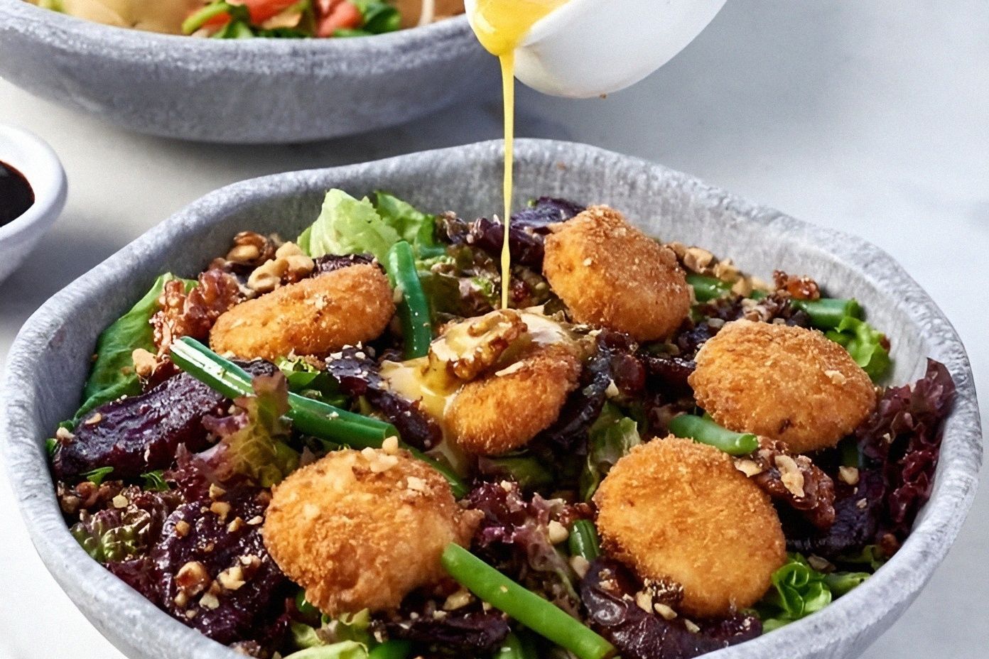 Beetroot With Goat Cheese Salad