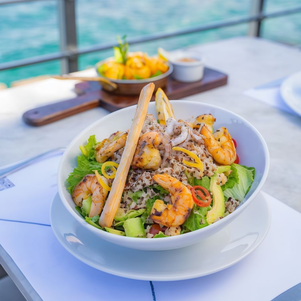Caesar Shrimp Salad