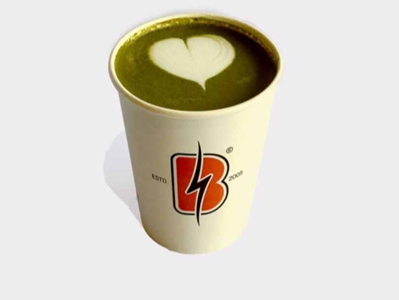 Hot Honey Matcha Latte