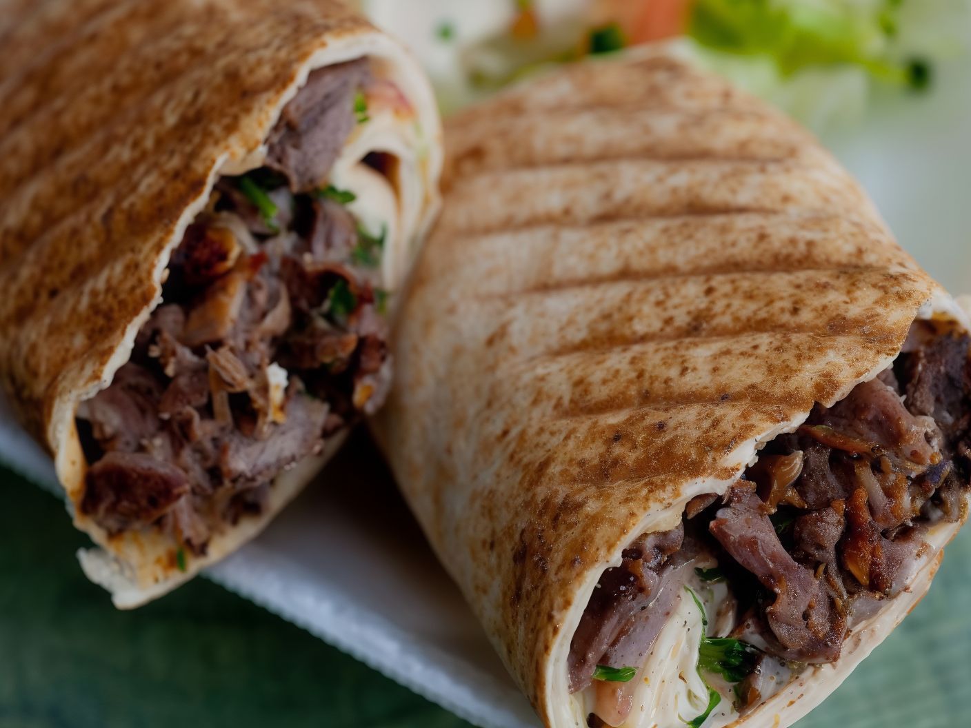 French Arabic Shawerma Meal