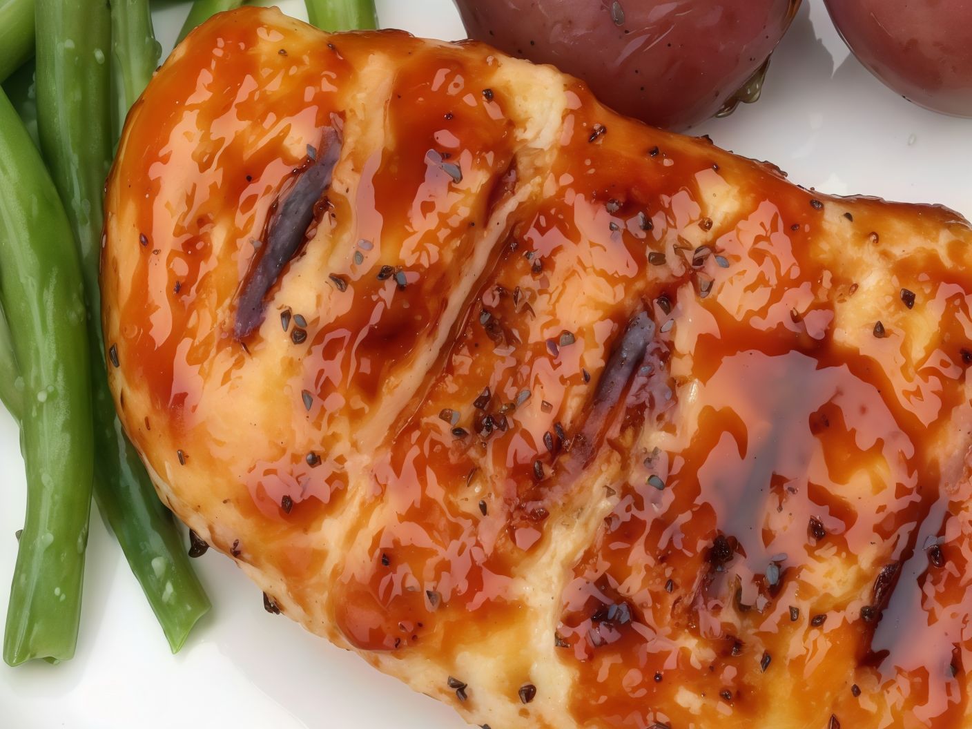 Quarter Chicken Breast on Gas
