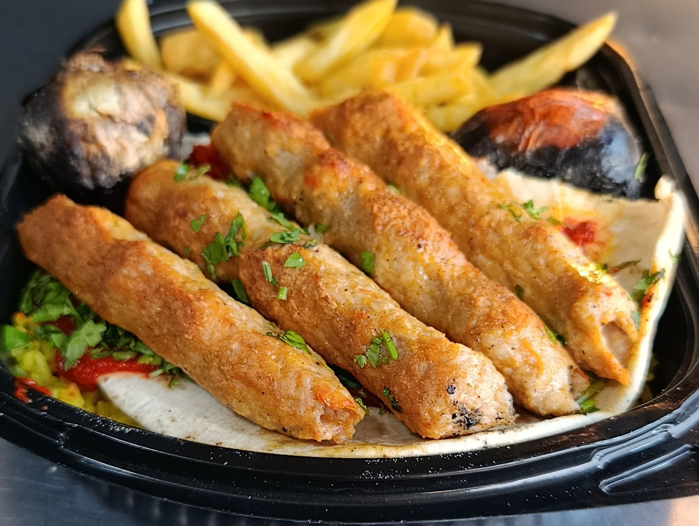 Small Charcoal Grilled Chicken Kofta Meal