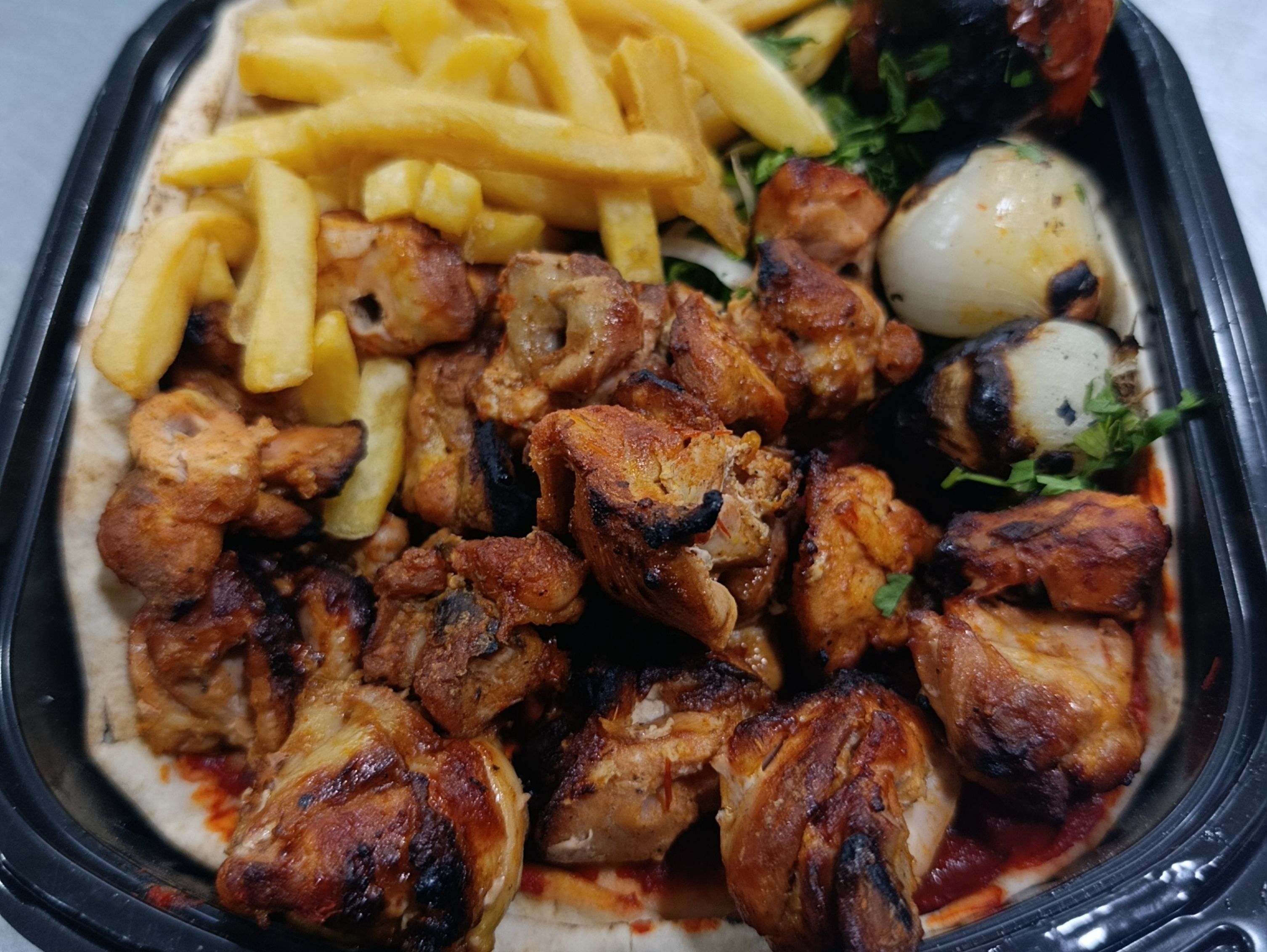 Large Charcoal-Grilled Shish Tawook Meal