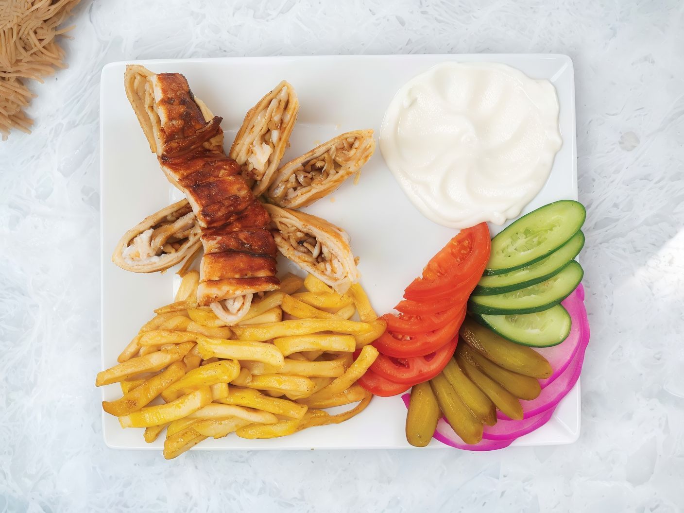 Arabic Shawarma Meal