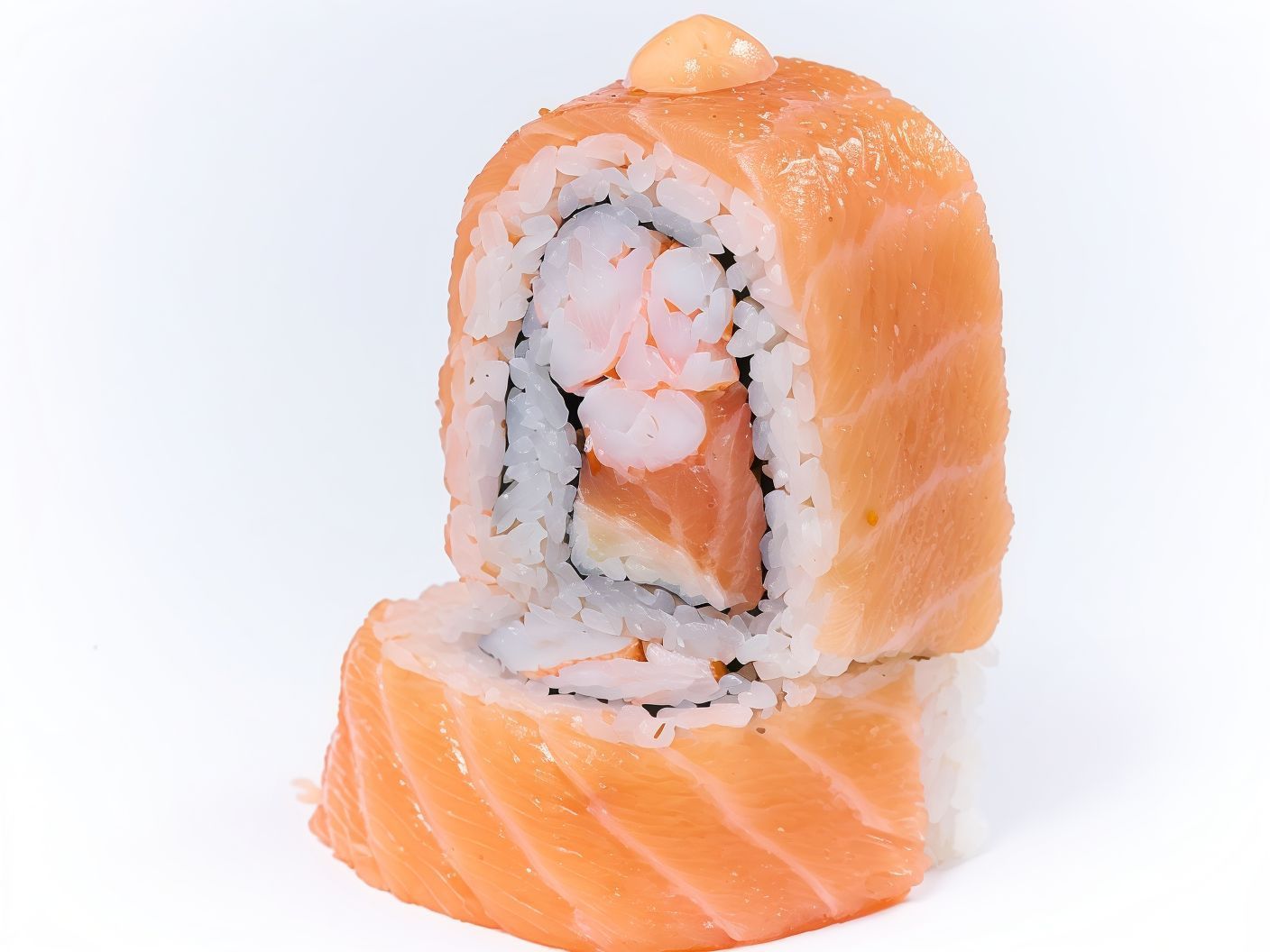 Salmon Fire Maki Roll