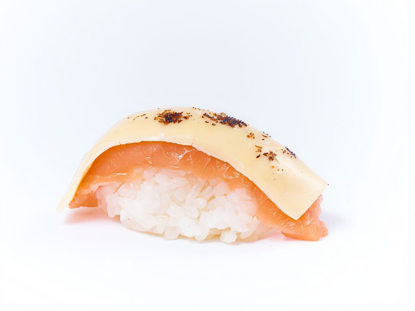 Salmon Cheddar Cheese Nigiri