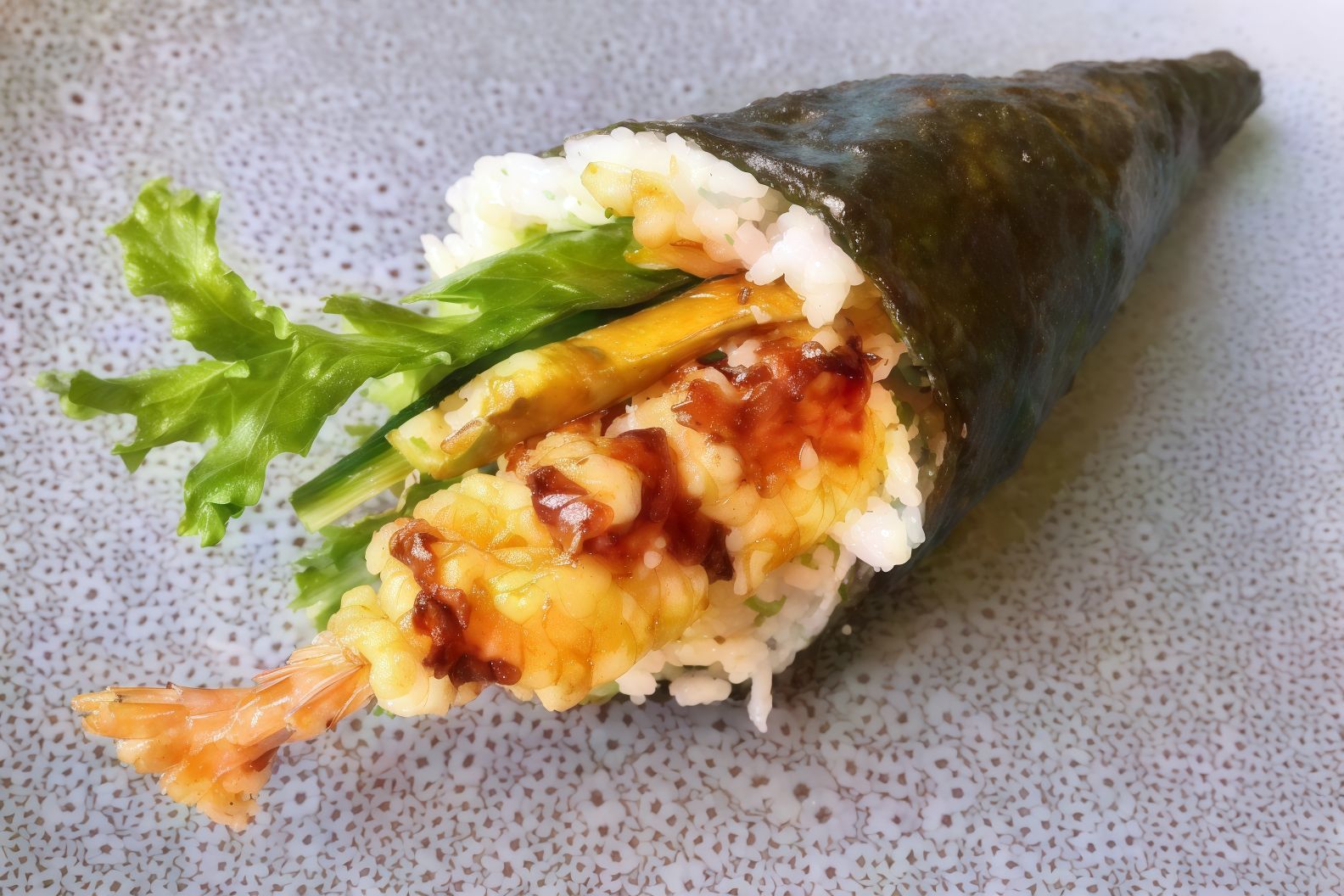 Crispy Shrimp Temaki