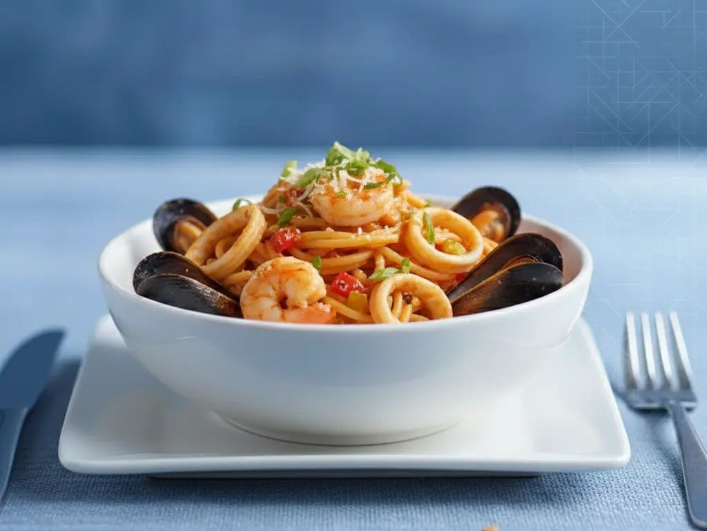 Seafood Linguine Pasta