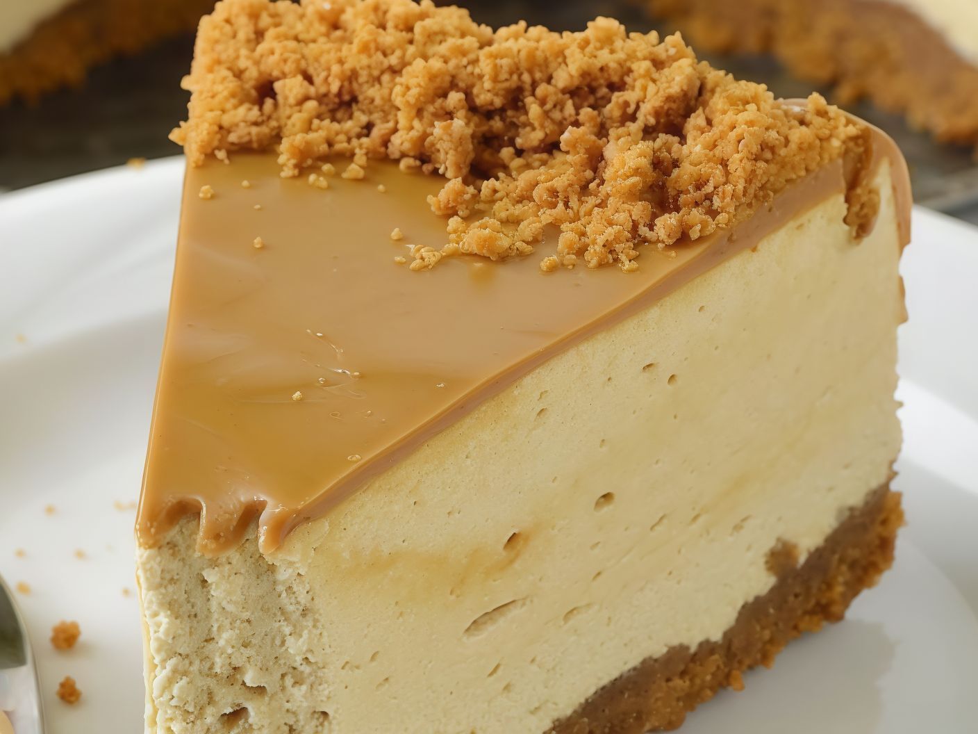 Cheesecake with Lotus Cream