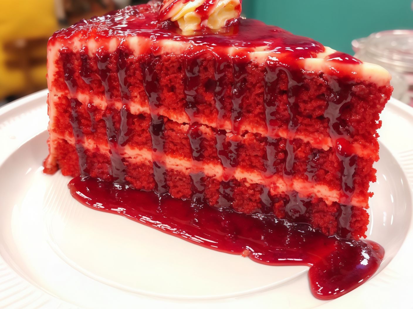 Red Velvet And Strawberry White Chocolate Sauce