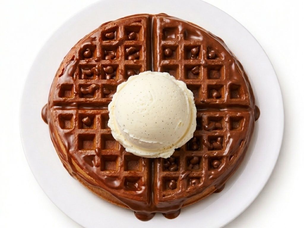 Ice cream waffle